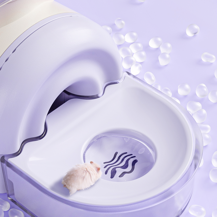 Mini & Moe: Woodland Gravity Water Bottle - Natural Hydration for Hamsters