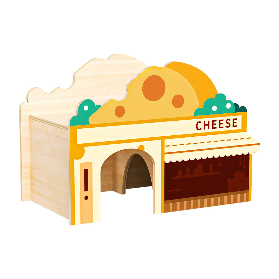 Mini & Moe Cheese Shoppe: Playful Hideout & Activity Center for Hamsters