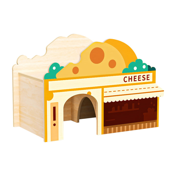 Mini & Moe Cheese Shoppe: Playful Hideout & Activity Center for Hamsters