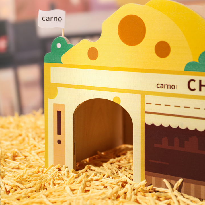 Mini & Moe Cheese Shoppe: Playful Hideout & Activity Center for Hamsters