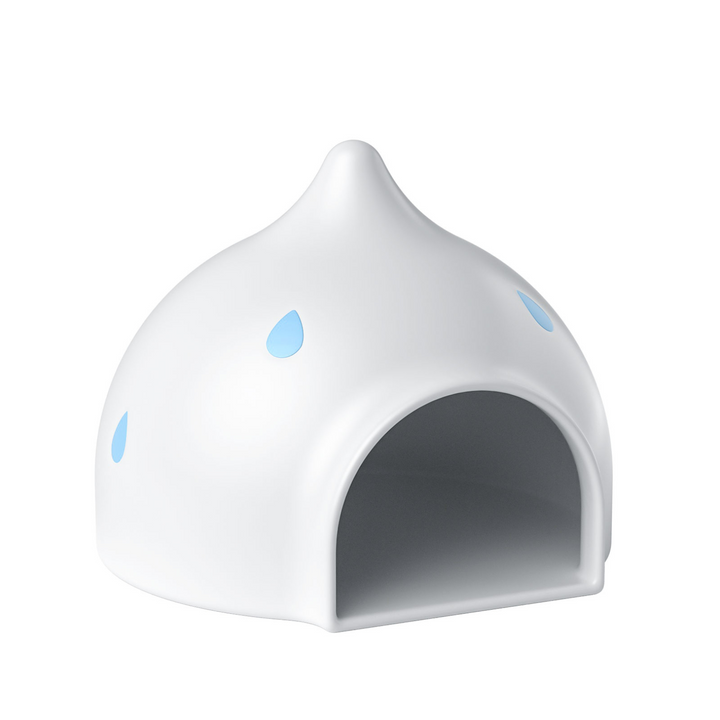Mini&Moe Hydro Hut Ceramic House for hamsters, a cooling and durable hideout.