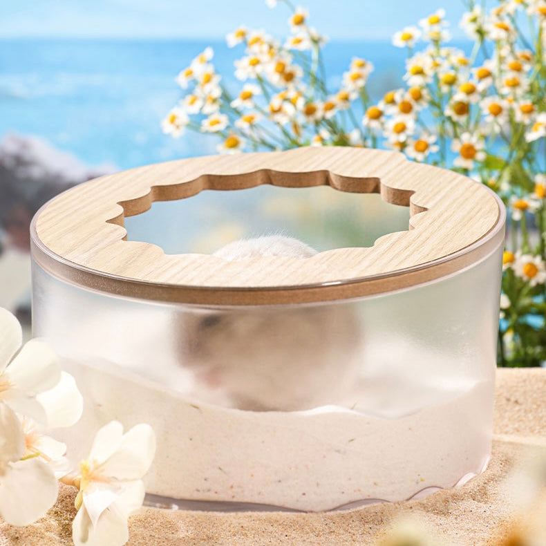 Durable and pet-safe Flower Shower toy for hamsters and other small animals.