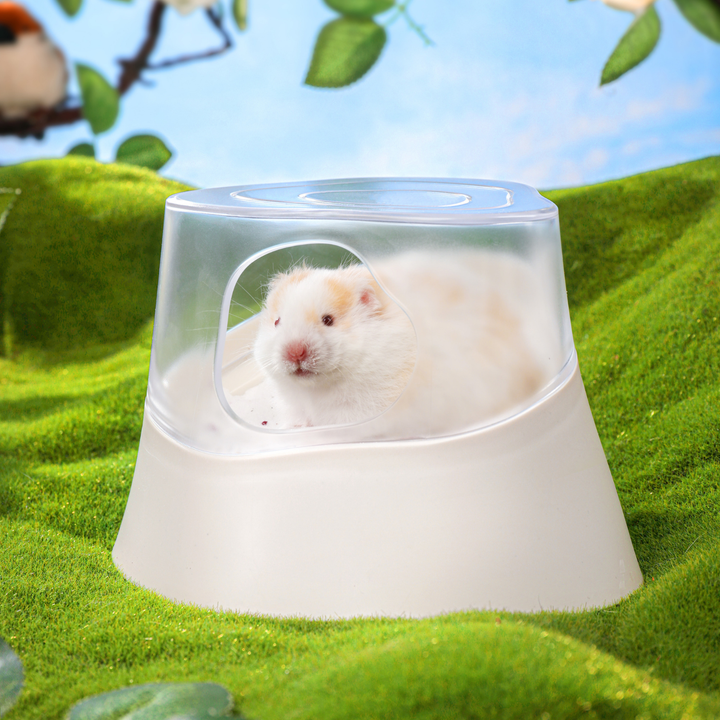 Durable and easy-to-clean Woodland Shower, perfect for small pets to enjoy a refreshing bath in a naturalistic environment